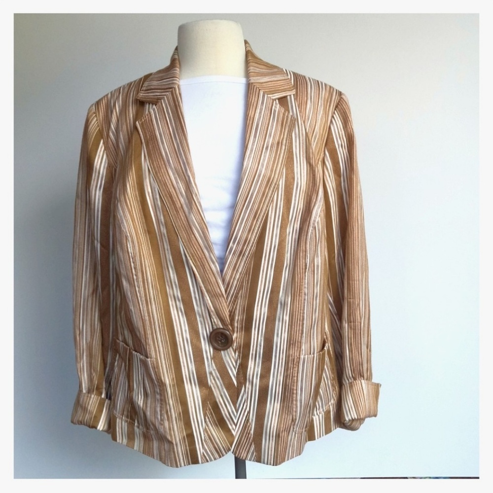 Lafayette 148 Women Size US 18 One Button Blazer …